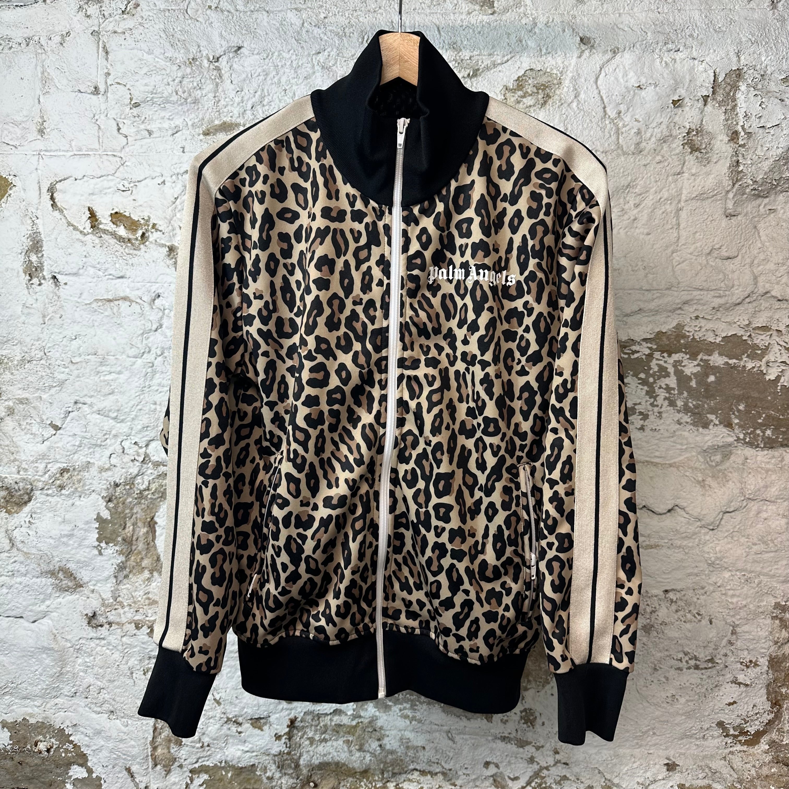 Palm Angels Cheetah Print Track Jacket Sz M
