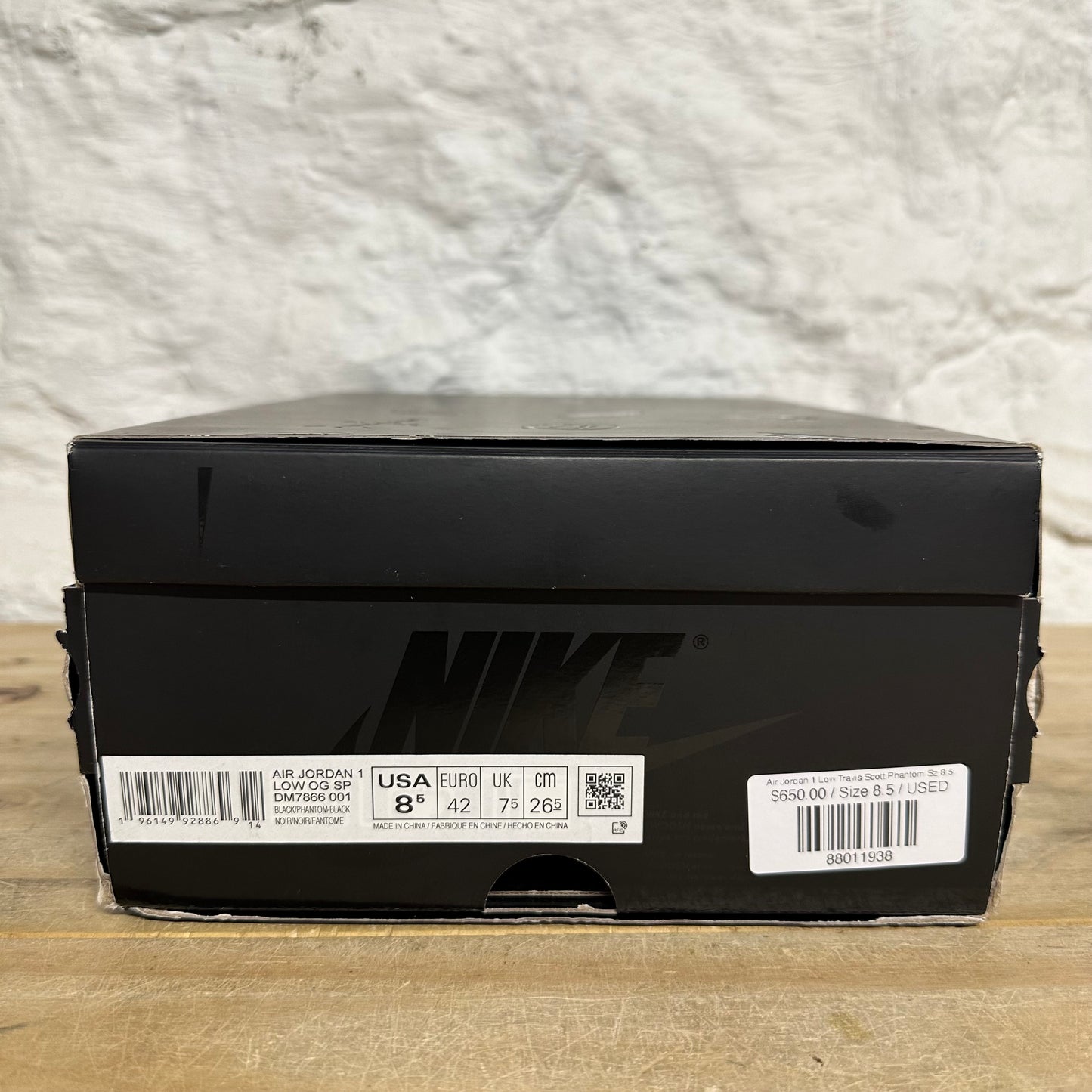 Air Jordan 1 Low Travis Scott Phantom Sz 8.5