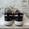 Chanel Pink Gray Tweed CC Trainer Sz 6.5 (39.5)