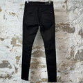 Amiri MX1 Aloha Patch Black Denim Jeans Sz 29