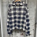 Vale Forever Sky Gems Navy Flannel Sz XL