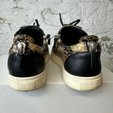 Giuseppe Zanotti Snakeskin Low Top Sz 10 (43) No Box