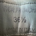Burberry Ramsey Tan Plaid White Sneaker Sz 4.5 (36.5)