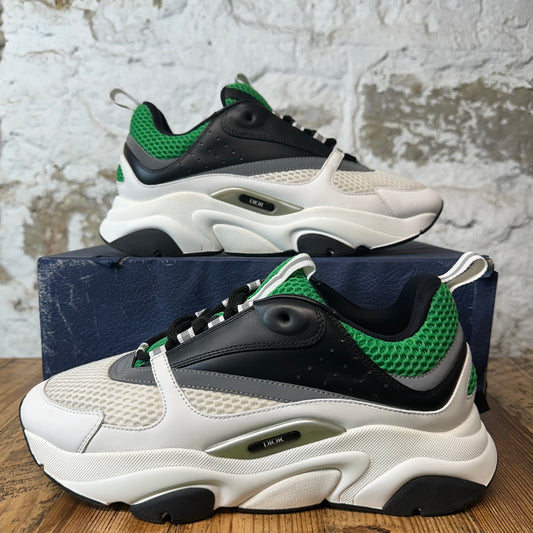 Dior B22 Black White Green Sneaker Sz 10 (43)