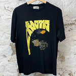 Lanvin Black Gold Fish T-Shirt Sz S