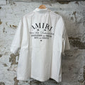 Amiri Arts District Button Up Shirt White Sz XXL
