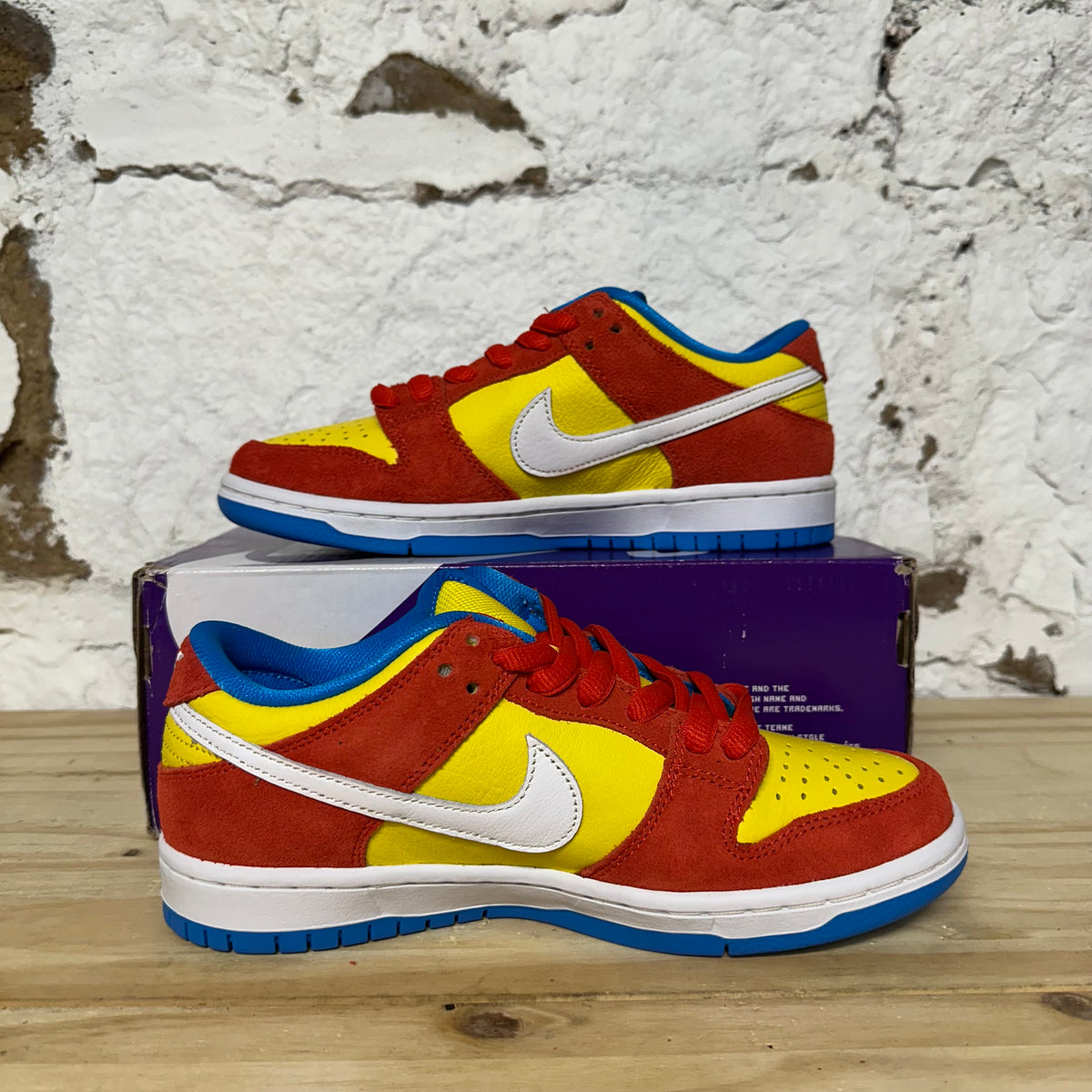Nike SB Dunk Low Bart Simpson Sz 5.5