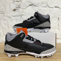 Air Jordan 3 Mid Cleat Black Cement Sz 10.5 DS