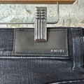 Amiri MX1 Multicolor Paisley Thrasher Black Denim Jeans Sz 32