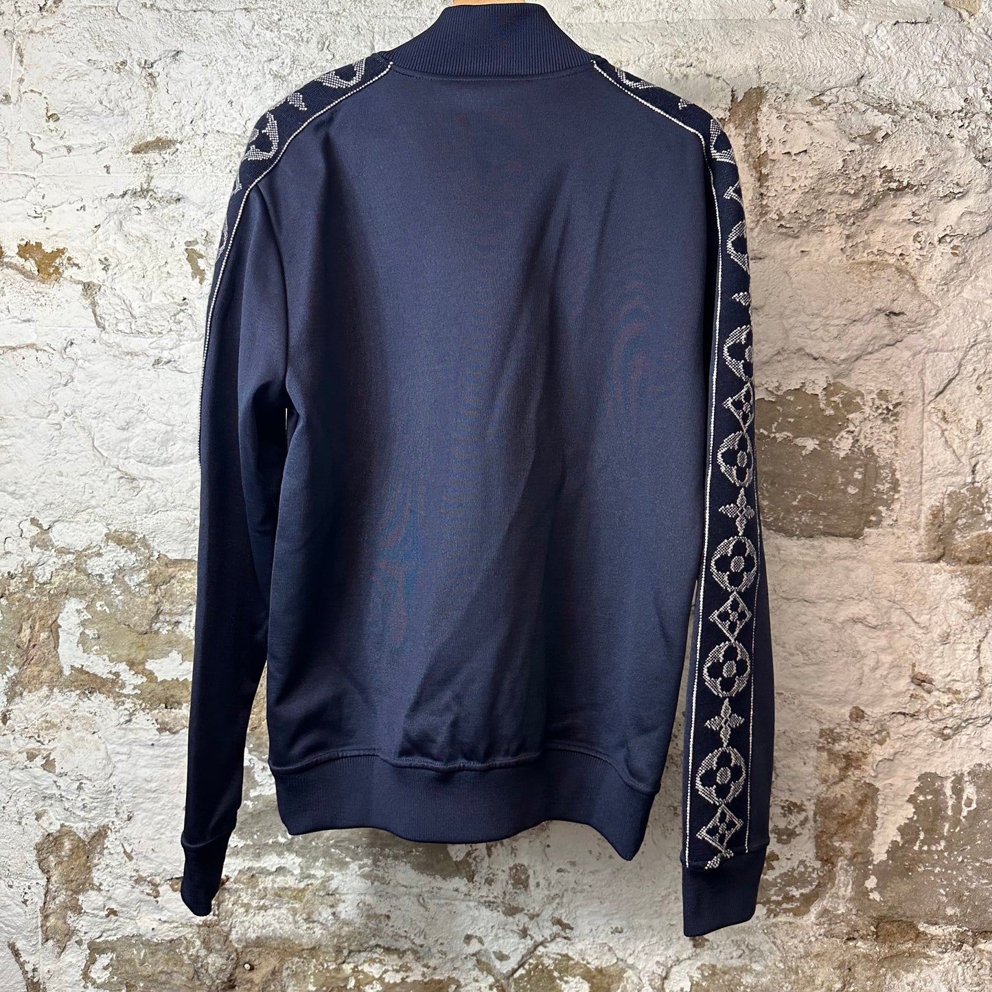 Louis Vuitton Flower Monogram Track Jacket Navy Sz L