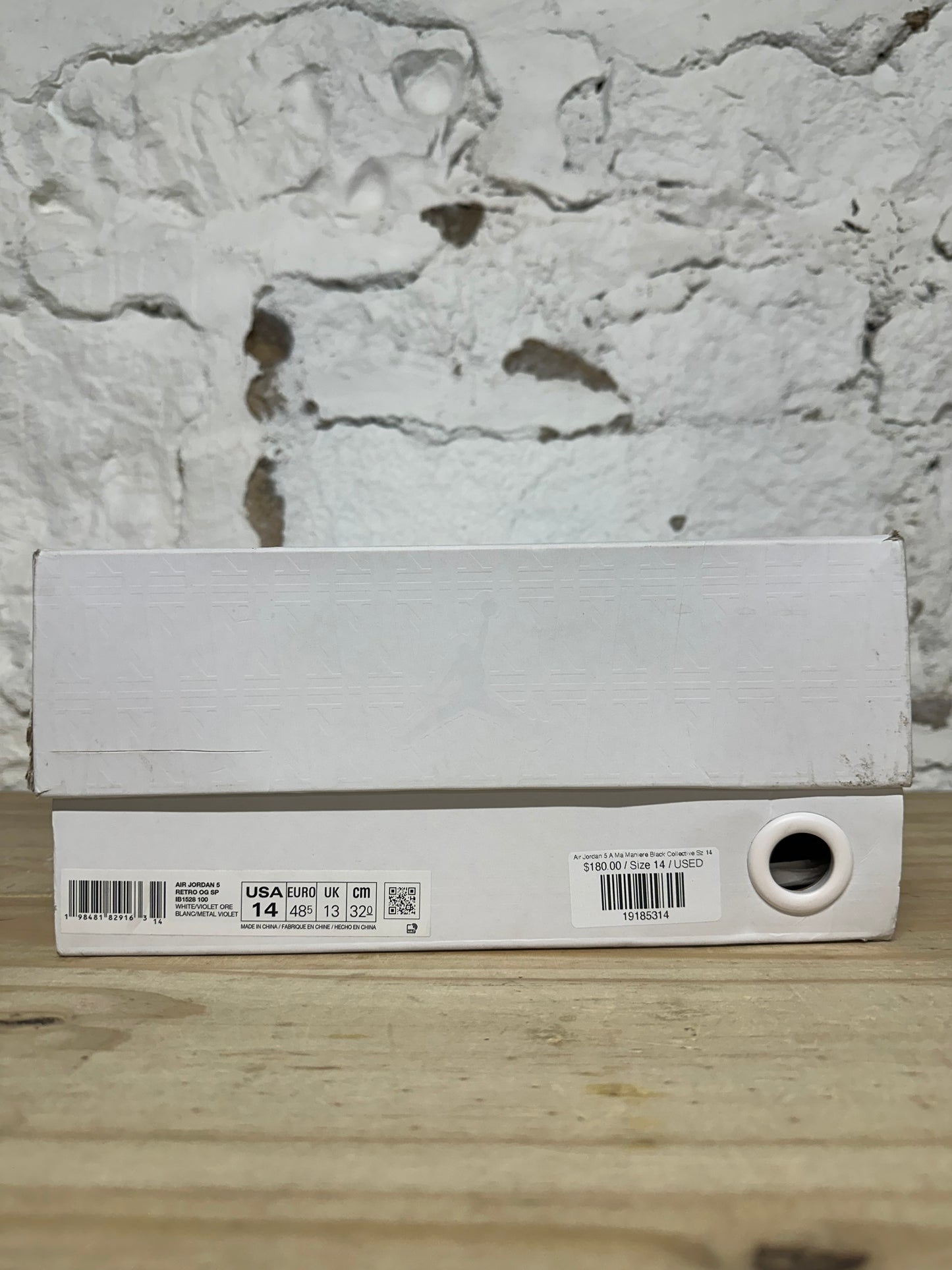 Air Jordan 5 A Ma Maniere Black Collective Sz 14