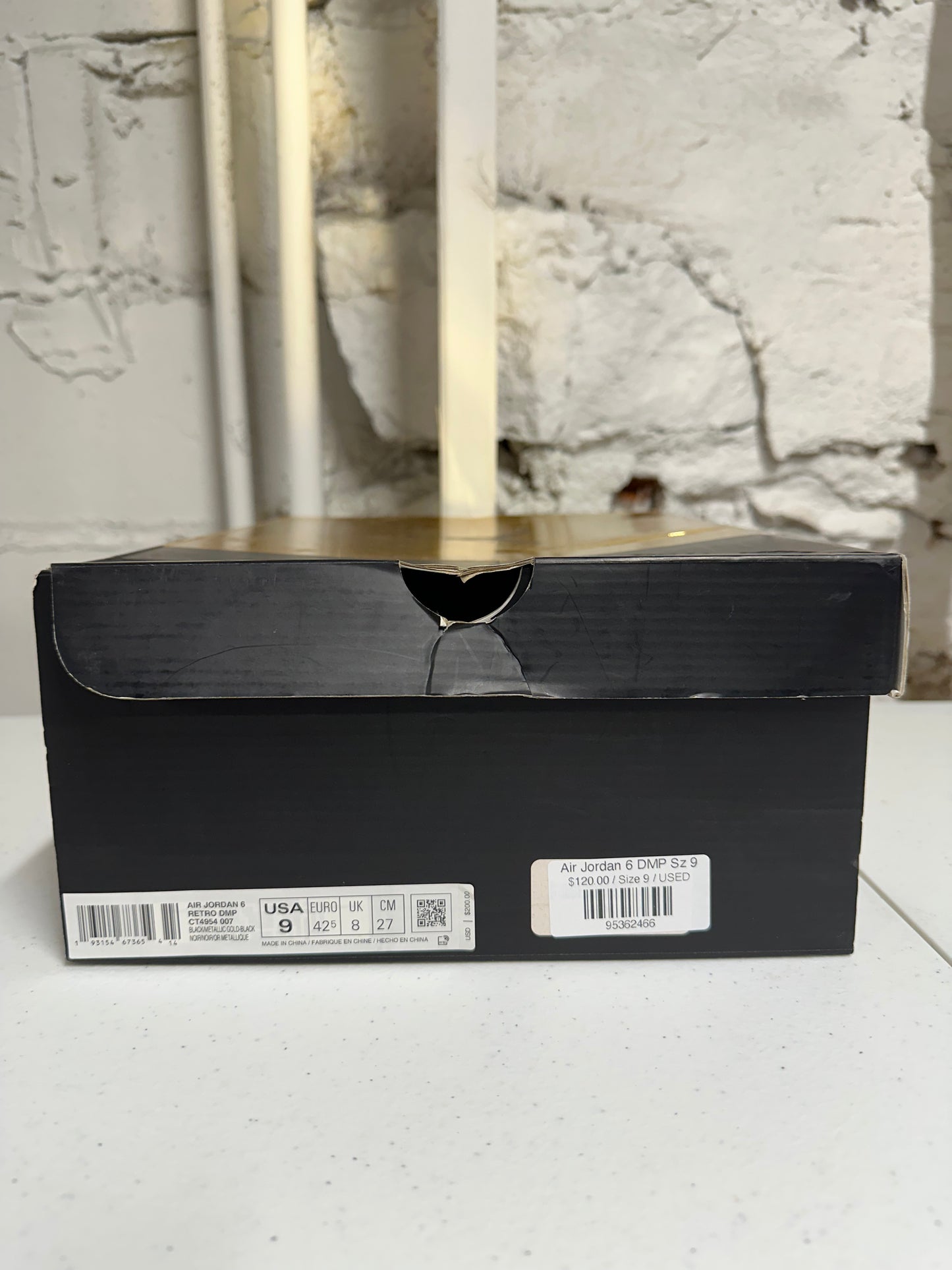 Air Jordan 6 DMP Sz 9