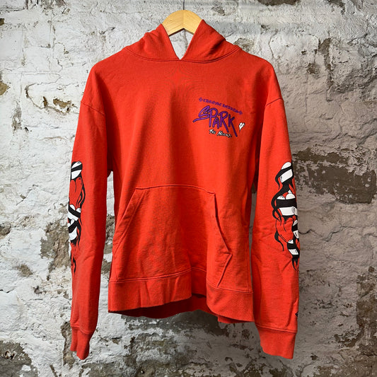 Chrome Hearts Matty Boy Spark Hoodie Orange Sz M