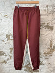 Rhude Maroon White Swooshy Pants Sz XXL