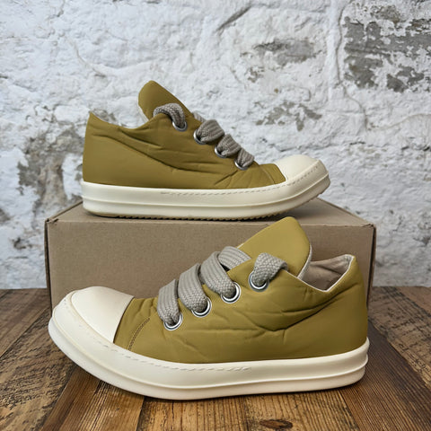 Rick Owens Jumbo Lace Padded Mustard Low Sz 11 (44)