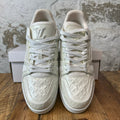 Louis Vuitton White Patent Monogram Trainer Sneaker Sz 11 (9.5LV)