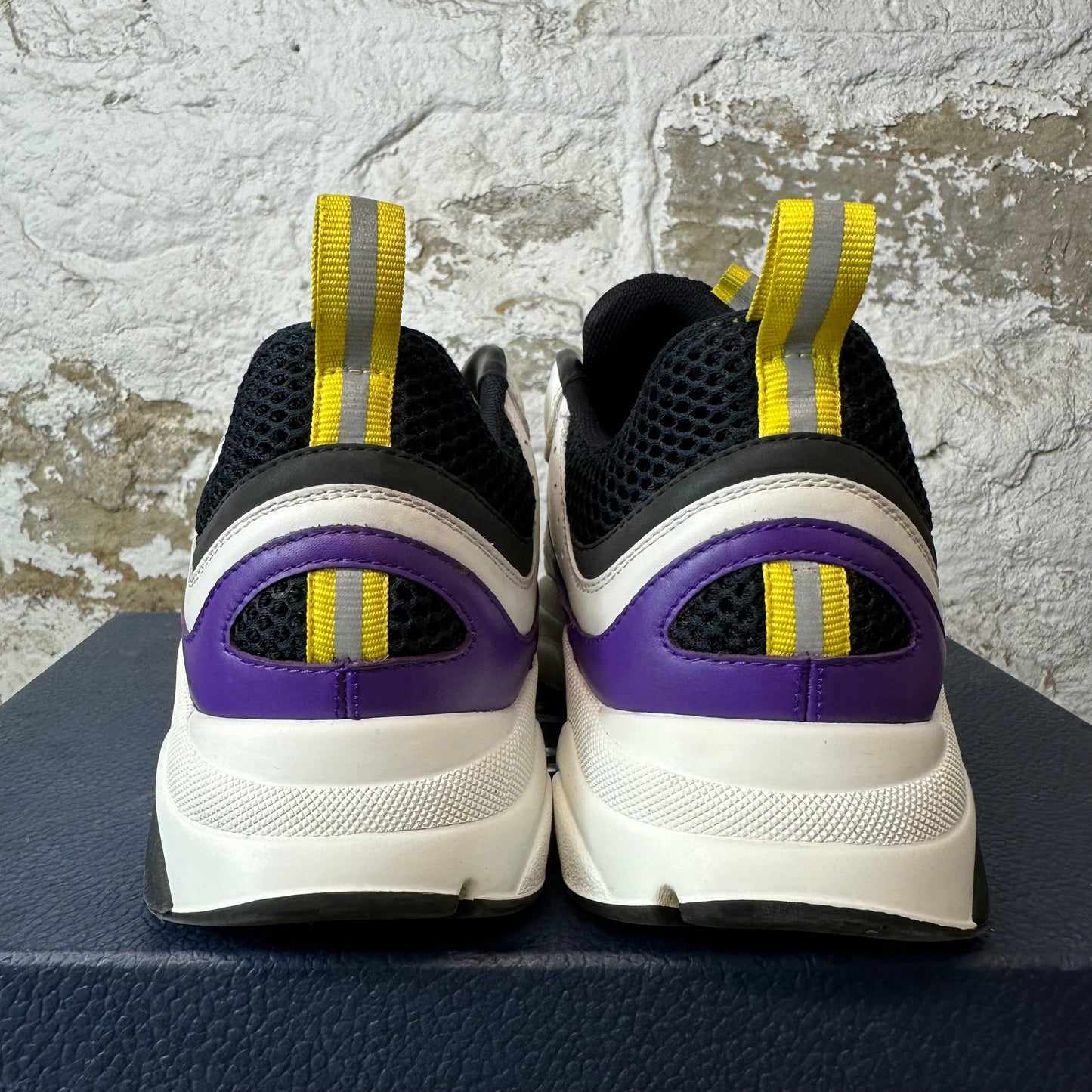 Dior B22 White Black Purple Sneaker Sz 6 (38)