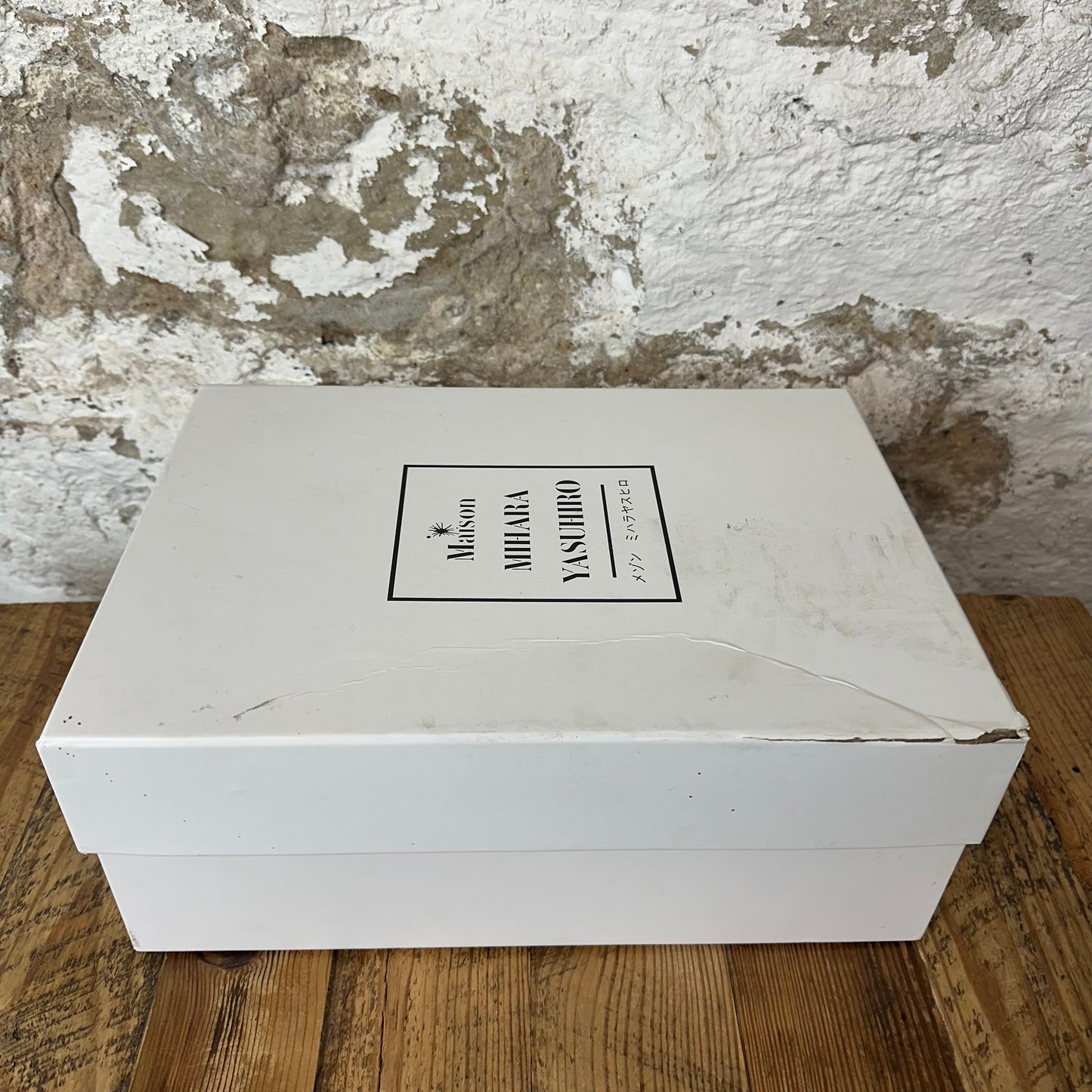 Maison Mihara Triple White Hank Sneaker Sz 7 (40) DS