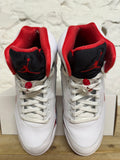 Air Jordan 5 Fire Red Black Tongue (2025) Sz 10