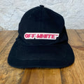 Off White Spellout Bevel Logo hat