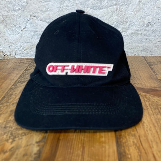 Off White Spellout Bevel Logo hat