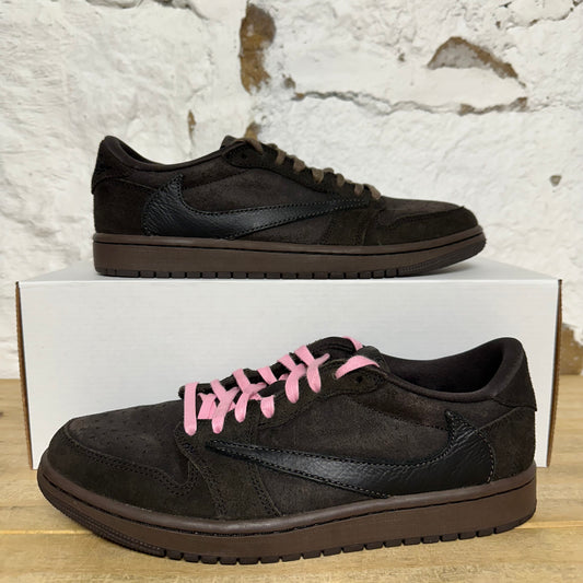 Air Jordan 1 Low Travis Scott Velvet Brown Sz 8.5
