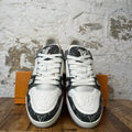 Louis Vuitton Grey Monogram White Trainer Sneaker Sz 11 (9.5LV)