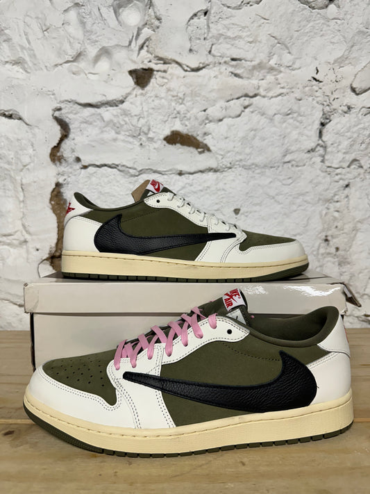 Air Jordan 1 Low Travis Scott Medium Olive Sz 12 DS