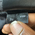 Amiri MX2 Pink Patch Black Denim Jeans Sz 34