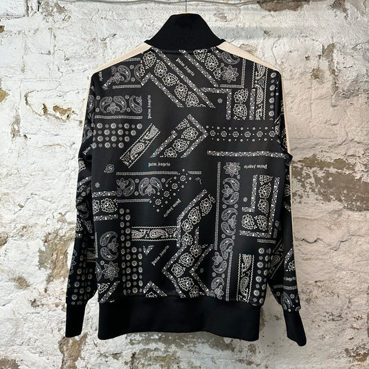 Palm Angels Black Paisley Track Jacket Sz M