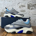 Dior B22 Grey White Blue Sneaker Sz 6 (38)