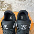 Louis Vuitton Black Damier Black Trainer Sz 12.5 (11LV)