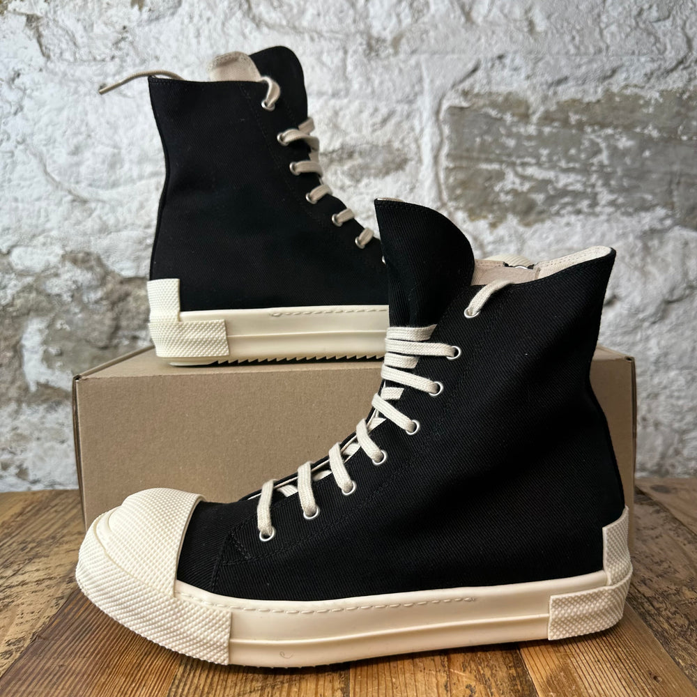 Rick Owens High DRKSDW Black Milk Sneaker Sz 10 (43)