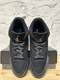 Air Jordan 3 Black Cat Sz 13