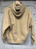 FOG Essentials Tan Spellout Hoodie Sz S