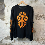 Chrome Hearts Orange Dagger L/s Black Sz L