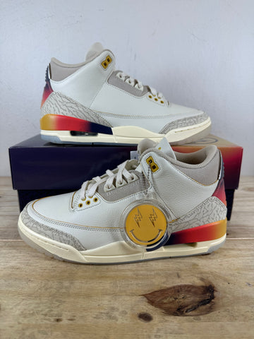 Air Jordan 3 J Balvin Medellin Sunset Sz 8.5 DS