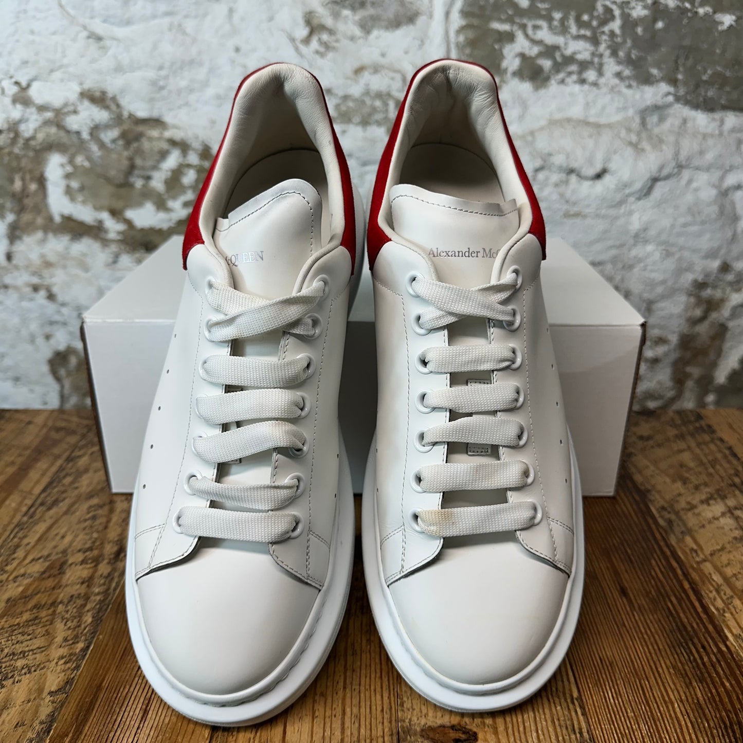 Alexander McQueen Red Tab White Sneaker Sz 11.5 (44.5)