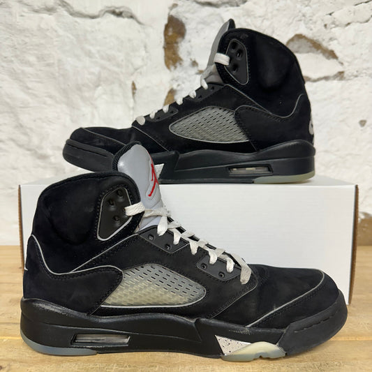 Air Jordan 5 Black Metallic Reimagined Sz 8