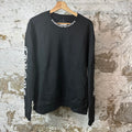 Chrome Hearts Neck Logo Black Crewneck Sz S