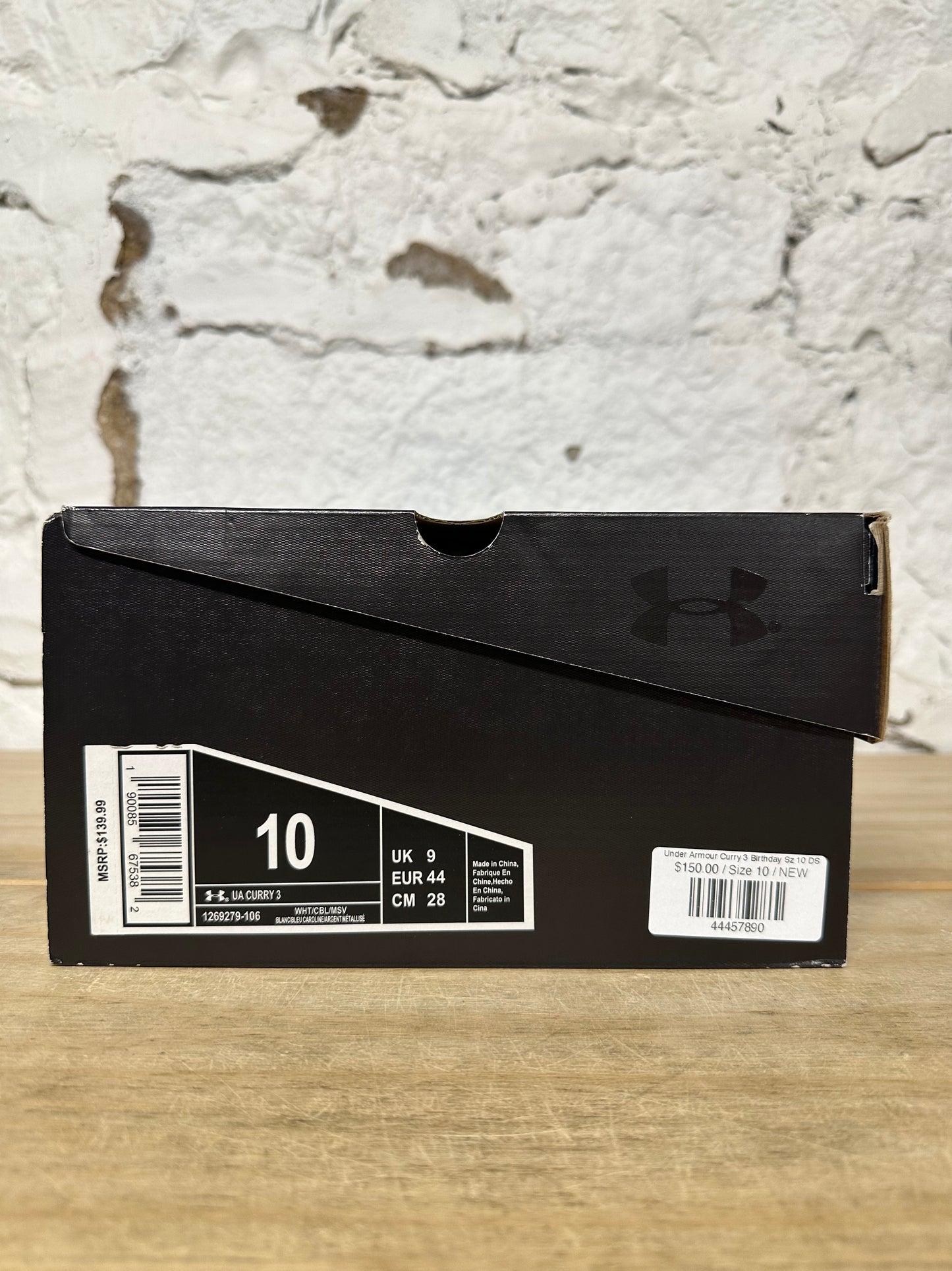 Under Armour Curry 3 Birthday Sz 10 DS