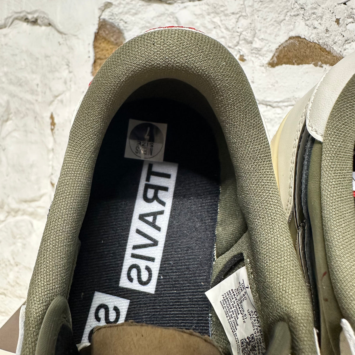 Air Jordan 1 Low Travis Scott Medium Olive Sz 7 DS