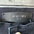 Amiri MA Drip Black Denim Jeans Sz 29