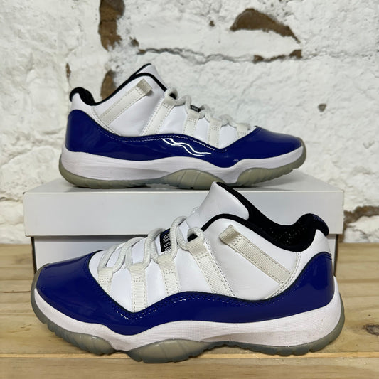 Air Jordan 11 Low White Concord Sz 5.5 (7W)