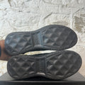 Chanel Silver CC Triple Black Trainer Sneaker Sz 8 (41)