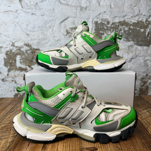 Balenciaga Track Runner Green White Grey Sneaker Sz 8 (41)