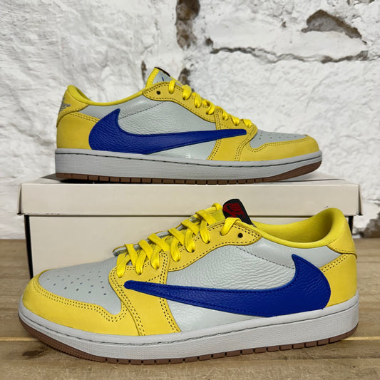 Air Jordan 1 Low Travis Scott Canary Sz 10.5W