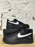 Nike Air Force 1 Low Supreme Black White Sz 10.5