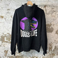 Supreme Doggs 4 Life Black Hoodie Sz M