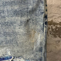 Amiri MX1 Tie Dye Patch Washed Blue Denim Jeans Sz 34